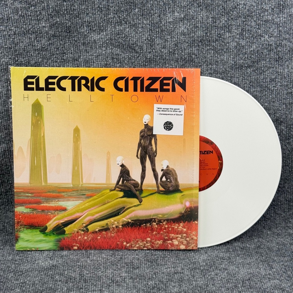 Electric Citizen Helltown Vinyl LP White Colored Record RidingEasy 2018 Rock